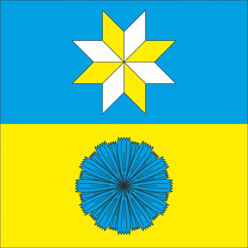 Флаг села Марачевка Шепетовского района Хмельницкой области Украины Флаг села Марачевка Шепетовского района Хмельницкой области Украины