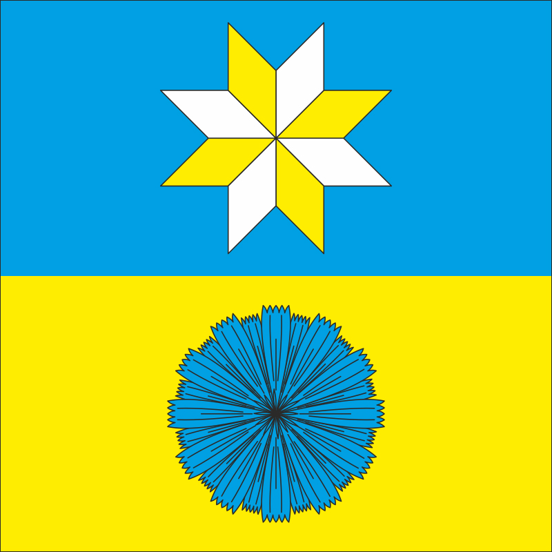 Прапор села Марачівка Шепетівського району Хмельницької області України Прапор села Марачівка Шепетівського району Хмельницької області України