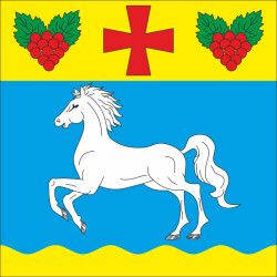 Прапор села Рівки Шепетівського району Хмельницької області України Прапор села Рівки Шепетівського району Хмельницької області України