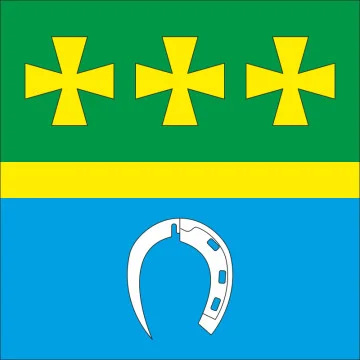 Флаг села Старый Кривин Шепетовского района Хмельницкой области Украины
