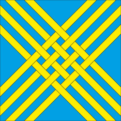 Прапор села Хвощівка Шепетівського району Хмельницької області України Прапор села Хвощівка Шепетівського району Хмельницької області України