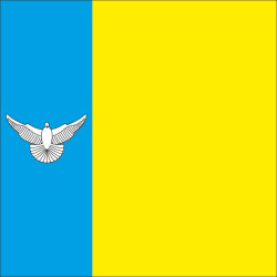 Флаг села Вита-Почтовая Фастовского района Киевской области Украины Флаг села Вита-Почтовая Фастовского района Киевской области Украины