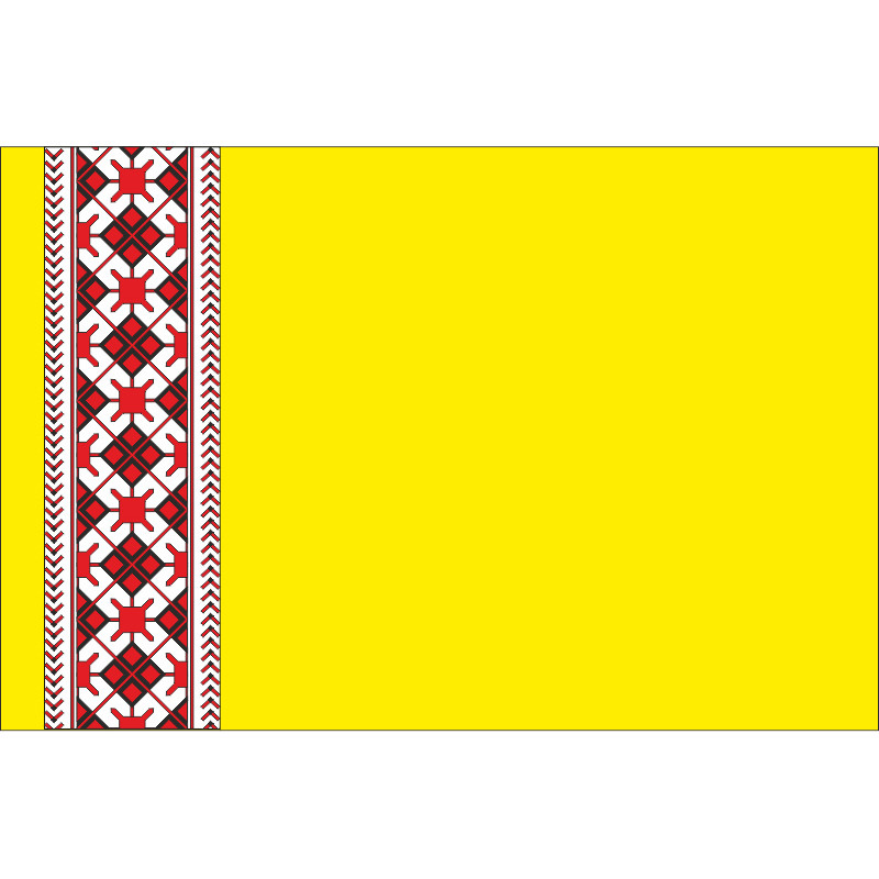 Флаг села Волчков Бориспольского района Киевской области Украины Флаг села Волчков Бориспольского района Киевской области Украины