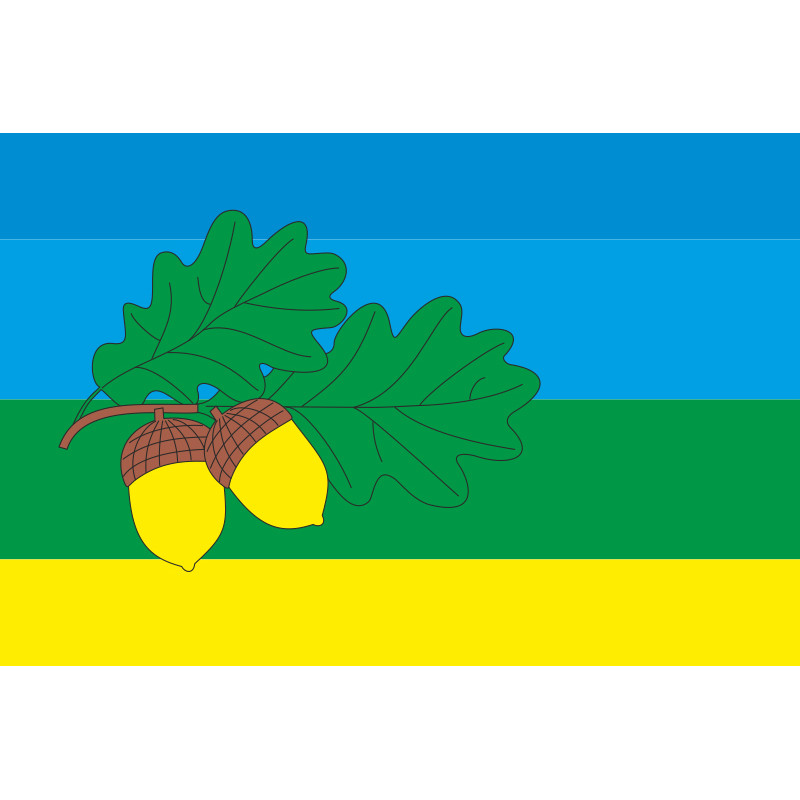 Флаг села Гатное Фастовского района Киевской области Украины Флаг села Гатное Фастовского района Киевской области Украины