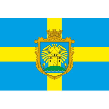 Флаг села Софиевская Борщаговка Бучанского района Киевской области Украины Флаг села Софиевская Борщаговка Бучанского района Киевской области Украины