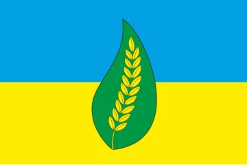Флаг села Ульяновка Бориспольского района Киевской области Украины Флаг села Ульяновка Бориспольского района Киевской области Украины