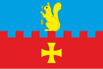 Прапор села Білка Охтирського району Сумської області України