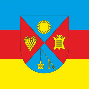 Флаг села Новые Капланы Болградского района Одесской области Украины Флаг села Новые Капланы Болградского района Одесской области Украины