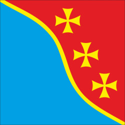 Флаг села Глубокое Белгород-Днестровского района Одесской области Украины Флаг села Глубокое Белгород-Днестровского района Одесской области Украины