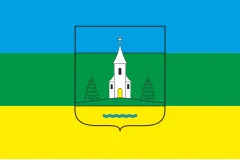 Флаг села Заречово Ужгородского района Закарпатской области Украины