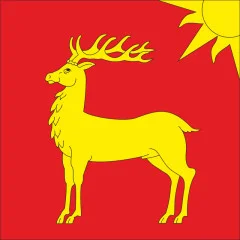 Флаг села Оленево Мукачевского района Закарпатской области Украины