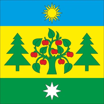 Флаг села Яськовцы Хмельницкого района Хмельницкой области Украины Флаг села Яськовцы Хмельницкого района Хмельницкой области Украины