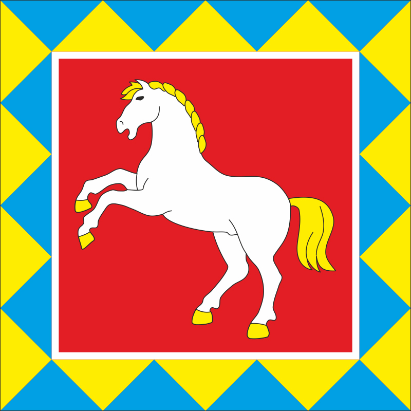 Флаг села Старый Иржавец Лубенского района Полтавской области Украины Флаг села Старый Иржавец Лубенского района Полтавской области Украины