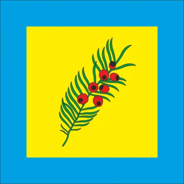 Флаг села Тысменичаны Ивано-Франковского района Ивано-Франковской области Украины Флаг села Тысменичаны Ивано-Франковского района Ивано-Франковской области Украины
