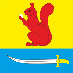 Флаг села Верхняя Белка Львовского района Львовской области Украины