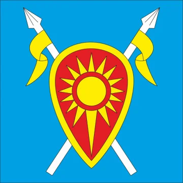Флаг села Городыславичи Львовского района Львовской области Украины Флаг села Городыславичи Львовского района Львовской области Украины