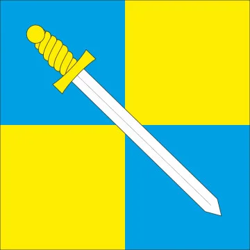 Флаг села Передельница Самборского района Львовской области Украины Флаг села Передельница Самборского района Львовской области Украины