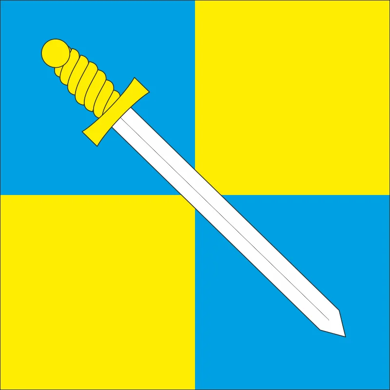 Флаг села Передельница Самборского района Львовской области Украины Флаг села Передельница Самборского района Львовской области Украины