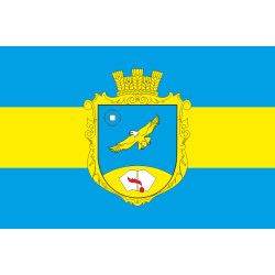 Флаг села Фёдоровка Пологовского района Запорожской области Украины