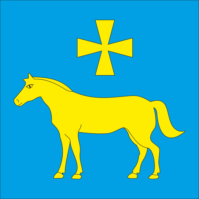 Прапор села Велика Лінина Самбірського району Львівської області України Прапор села Велика Лінина Самбірського району Львівської області України