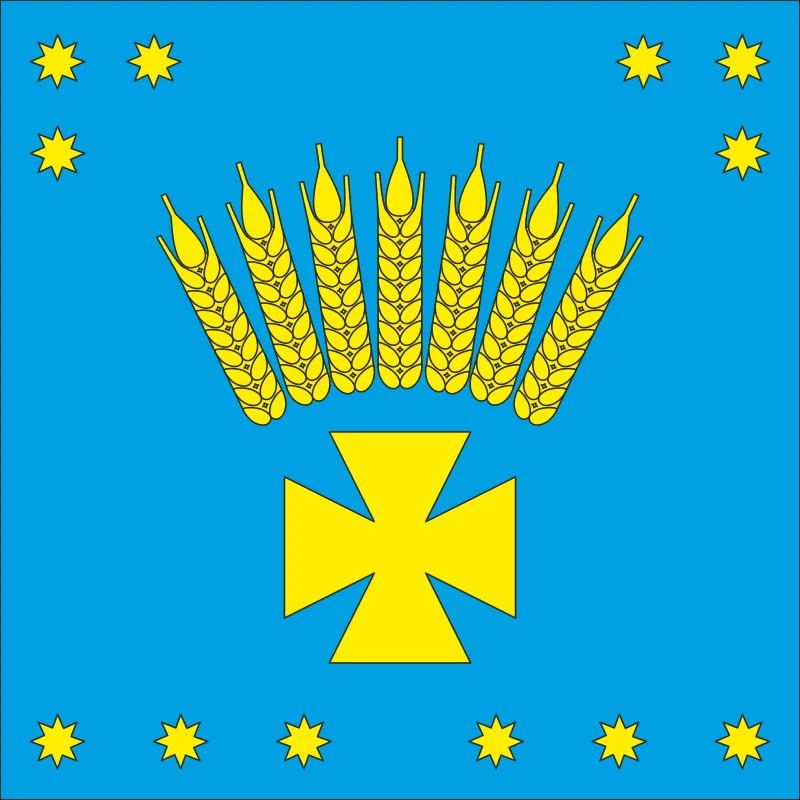 Флаг села Зоряное Красноградского района Харьковской области Украины Флаг села Зоряное Красноградского района Харьковской области Украины