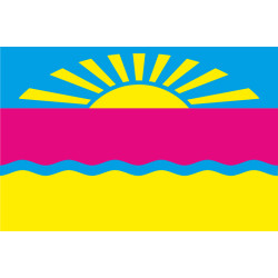 Флаг села Верхнекаменское Бахмутского района Донецкой области Украины Флаг села Верхнекаменское Бахмутского района Донецкой области Украины