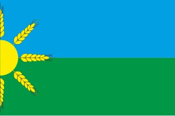 Прапор села Бахмутське Бахмутського району Донецької  області України