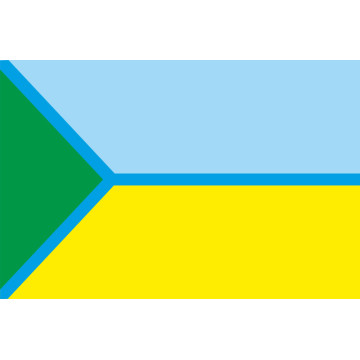 Флаг села Новокраснянка Северодонецкого района Луганской области Украины Флаг села Новокраснянка Северодонецкого района Луганской области Украины