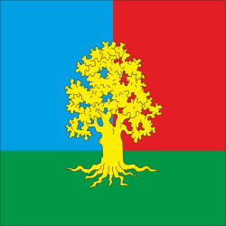 Флаг села Валя Кузьмина Черновицкого района Черновицкой области Украины Флаг села Валя Кузьмина Черновицкого района Черновицкой области Украины