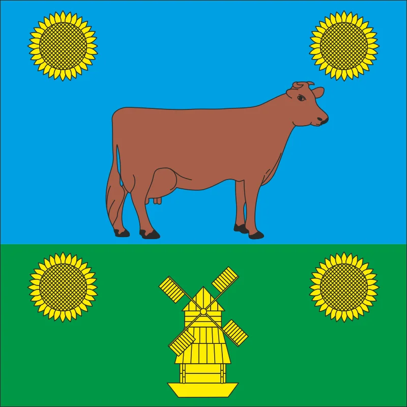 Флаг села Ленковцы Днестровского района Черновицкой области Украины Флаг села Ленковцы Днестровского района Черновицкой области Украины