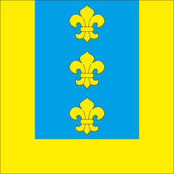 Прапор села Шпанів Рівненського району Рівненської області України Прапор села Шпанів Рівненського району Рівненської області України