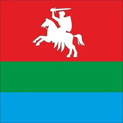 Флаг села Литовеж Владимир-Волынского района Волынской области Украины. Враиант-01
