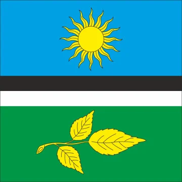 Прапор села Великий Карабчіїв Хмельницького району Хмельницької  області України