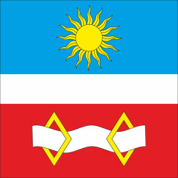 Флаг села Сырватинцы Хмельницкого района Хмельницкой области Украины Флаг села Сырватинцы Хмельницкого района Хмельницкой области Украины