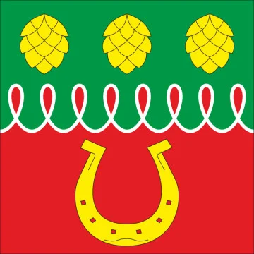 Флаг села Хмелевка Хмельницкого района Хмельницкой области Украины Флаг села Хмелевка Хмельницкого района Хмельницкой области Украины