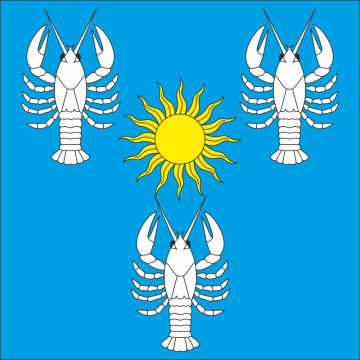 Флаг села Радковица Хмельницкого района Хмельницкой области Украины