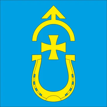 Флаг села Шляхтинцы Тернопольского района Тернопольской области Украины Флаг села Шляхтинцы Тернопольского района Тернопольской области Украины