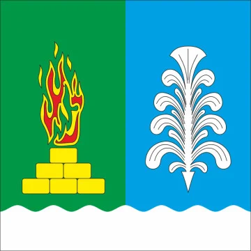 Флаг села Корыстова Хмельницкого района Хмельницкой области Украины