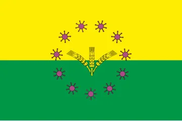 Флаг села Клепачи Лубенского района Полтавской области Украины Флаг села Клепачи Лубенского района Полтавской области Украины