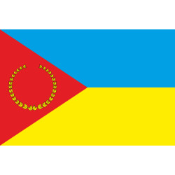 Прапор села Велике Вербче Сарненського району Рівненської області України Прапор села Велике Вербче Сарненського району Рівненської області України