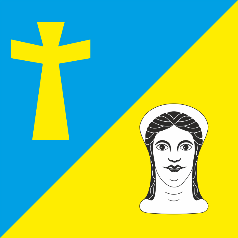 Флаг села Роксоланы Одесского района Одесской области Украины Флаг села Роксоланы Одесского района Одесской области Украины