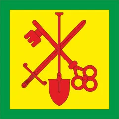 Флаг села Копачовка Хмельницкого района Хмельницкой области Украины
