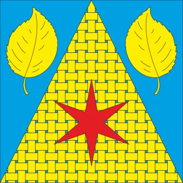 Флаг села Ольховец Каменец-Подольского района Хмельницкой области Украины Флаг села Ольховец Каменец-Подольского района Хмельницкой области Украины