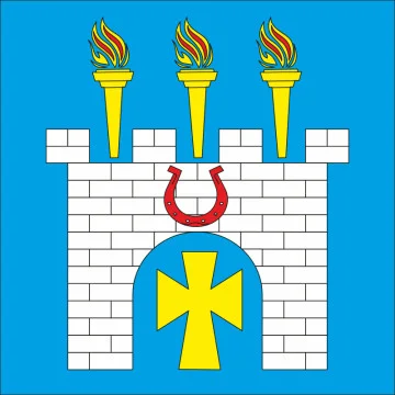 Флаг села Солобковцы Ярмолинецкого района Хмельницкой области Украины Флаг села Солобковцы Ярмолинецкого района Хмельницкой области Украины