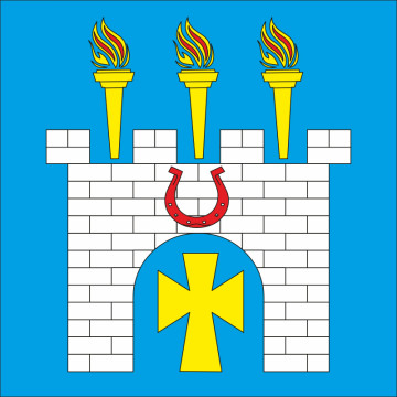 Прапор села Солобківці Ярмолинецького району Хмельницької області України Прапор села Солобківці Ярмолинецького району Хмельницької області України