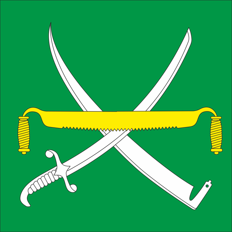 Флаг села Кабатня Винницкого района Винницкой области Украины Флаг села Кабатня Винницкого района Винницкой области Украины
