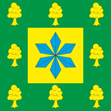 Флаг села Залесье Чортковского района Тернопольской области Украины Флаг села Залесье Чортковского района Тернопольской области Украины