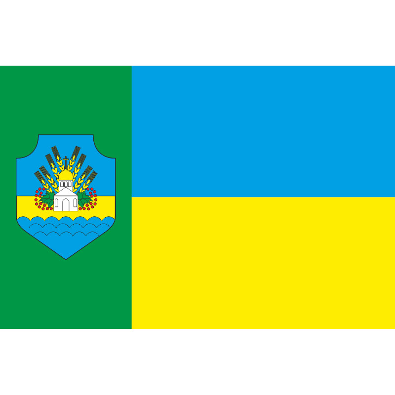 Прапор села Горохуватка Обухівського району Київської області України Прапор села Горохуватка Обухівського району Київської області України
