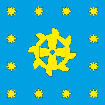 Прапор села Великі Грибовичі Львівської району Львівської області України