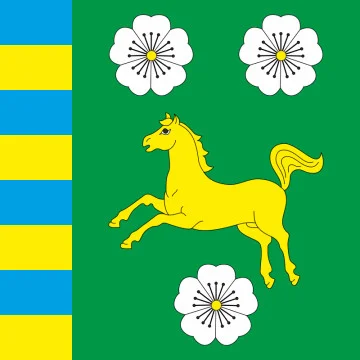 Флаг села Шегини Яворовского района Львовской области Украины Флаг села Шегини Яворовского района Львовской области Украины